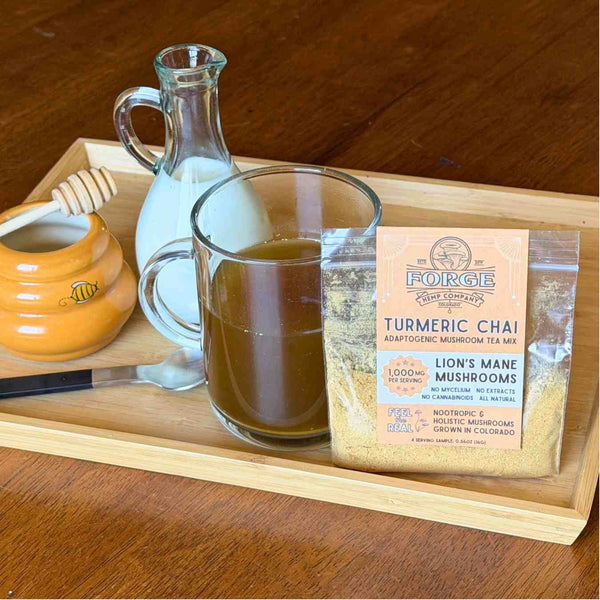 Lion's Mane Turmeric Chai Sample | 4 Servings