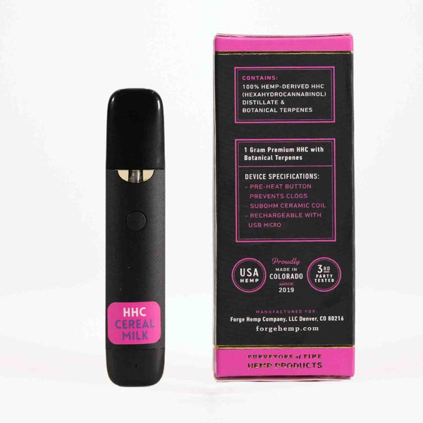 1g HHC Disposable & Rechargeable Cartridge with Cereal Milk Botanical Terpenes