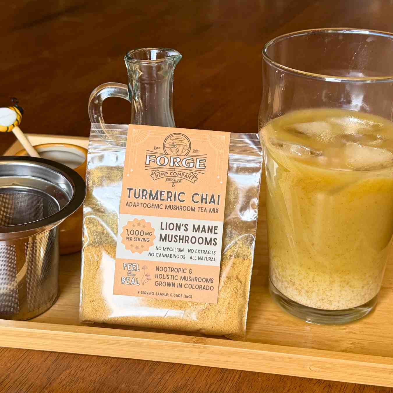 Lion's Mane Turmeric Chai Sample | 4 Servings