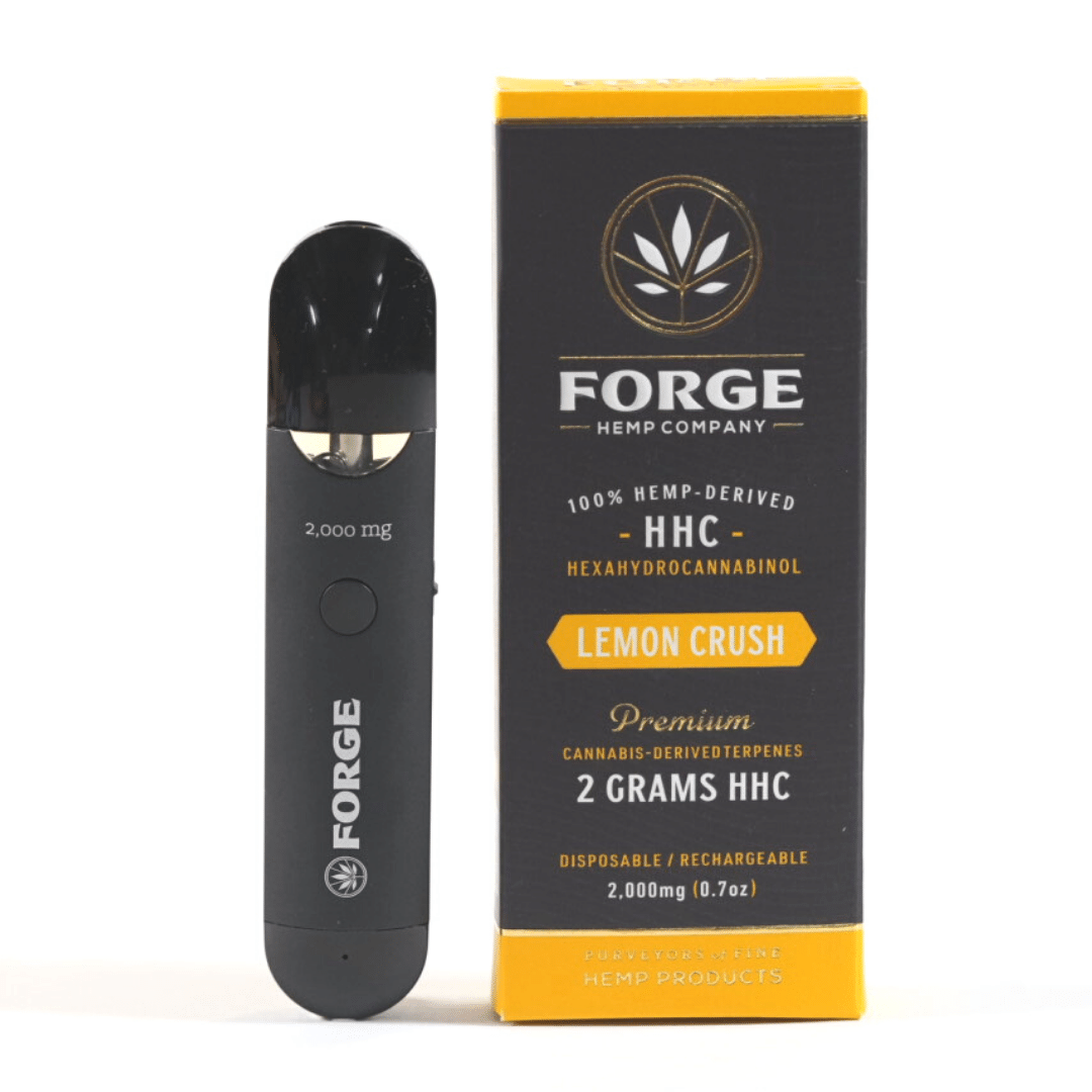 2g HHC Disposable / Rechargeable Cartridge with Lemon Crush Strain Terpenes