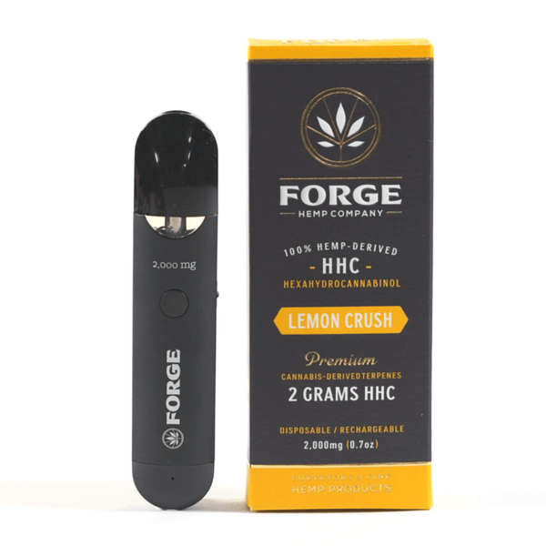 2g HHC Disposable / Rechargeable Cartridge with Lemon Crush Strain Terpenes