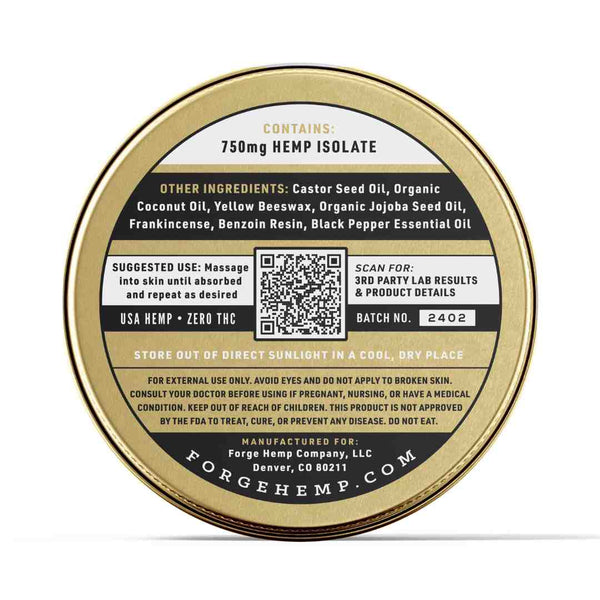 Body Balm – 750mg Hemp Isolate