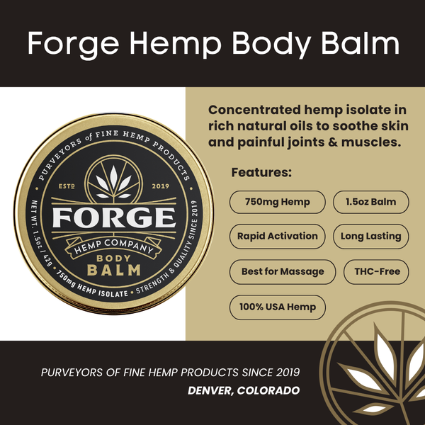 Body Balm – 750mg Hemp Isolate