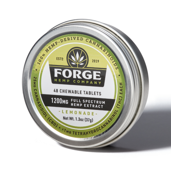 Full Spectrum CBD Chewable Tablets – Lemonade