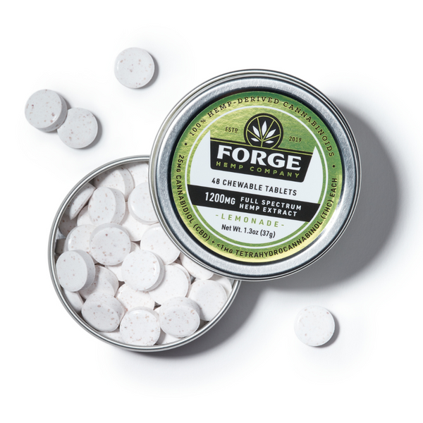 Full Spectrum CBD Chewable Tablets – Lemonade
