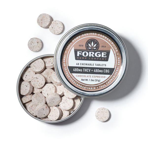 THCV + CBG Chewable Tablets – Chocolate Espresso