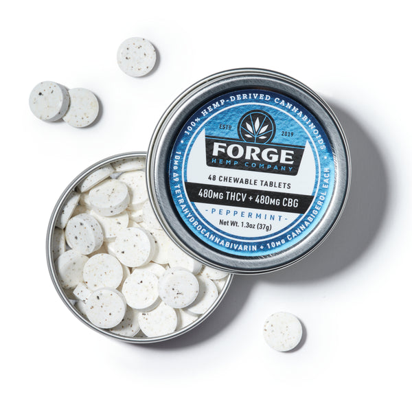 THCV + CBG Chewable Tablets – Peppermint