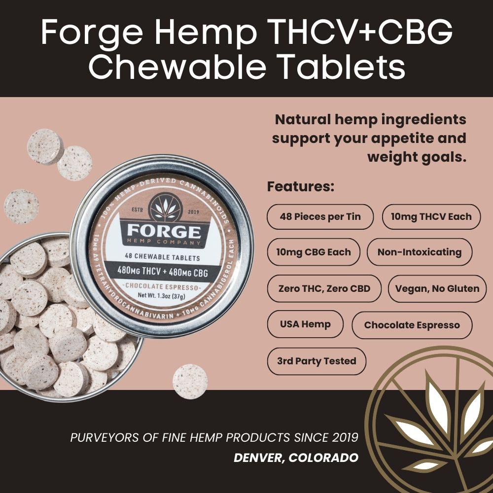 THCV + CBG Chewable Tablets – Chocolate Espresso