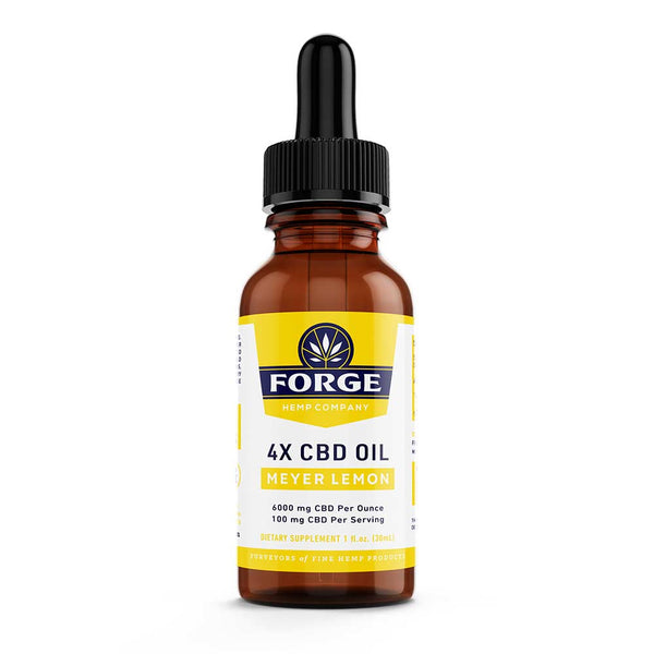 4X CBD Oil, 6000mg CBD per Ounce – Meyer Lemon