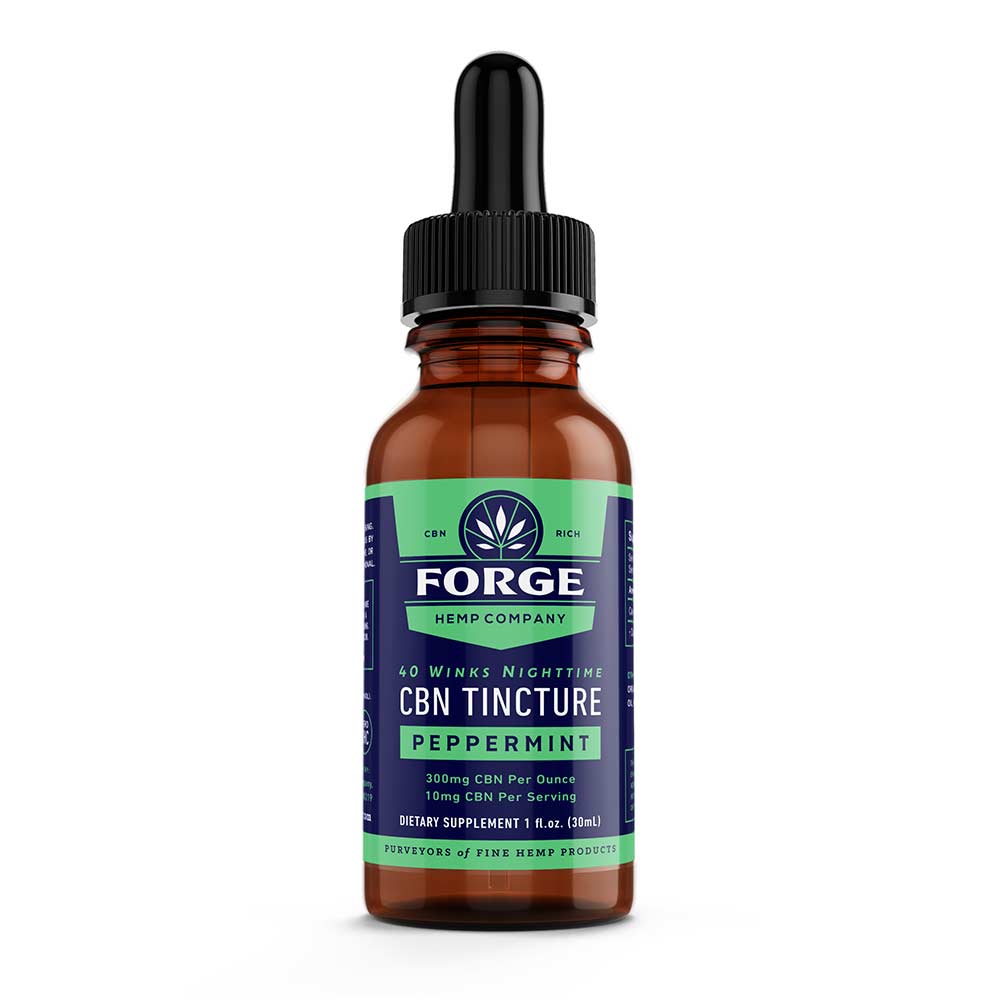 40 Winks Nighttime CBN Tincture – Peppermint – 1oz