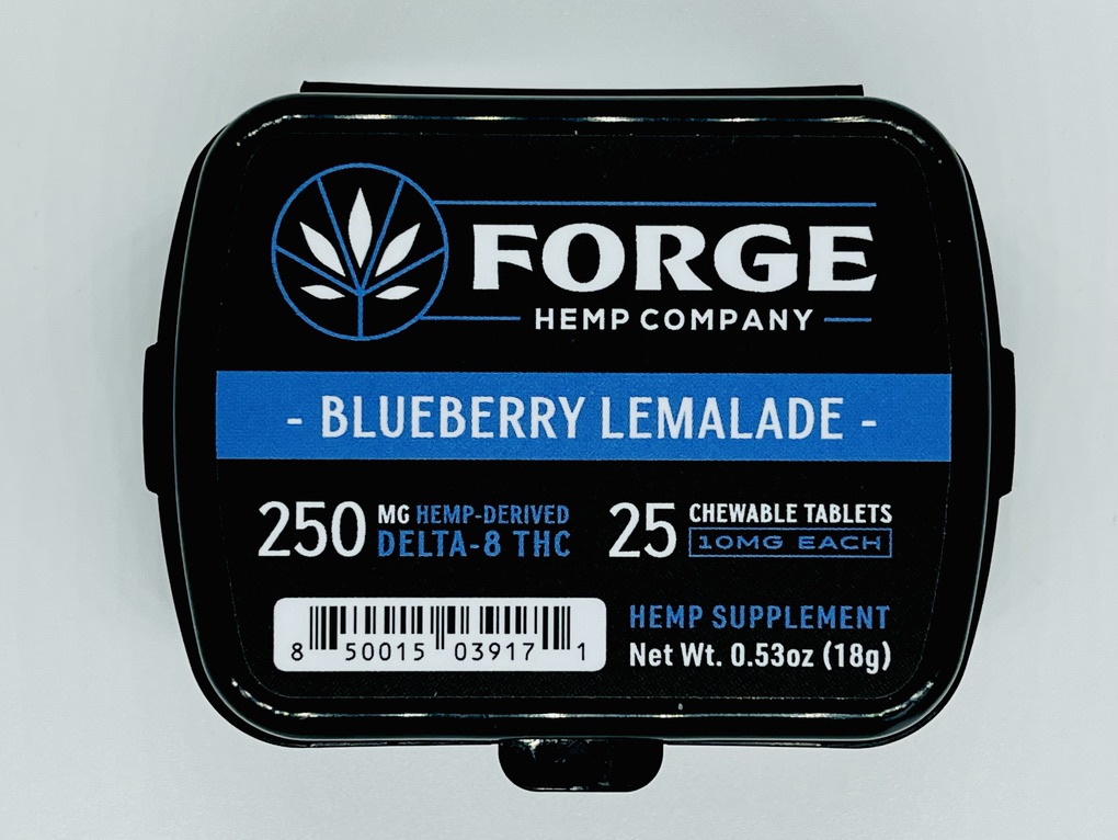 Delta-8 tablets, Blueberry Lemalade